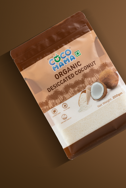 Coco Mama - Desiccated Coconut, 100% Natural, 200 gm