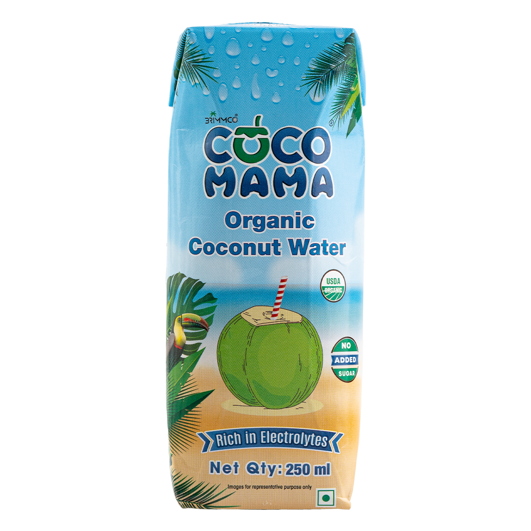 Coco Mama - Organic Coconut Water with Natural Electrolytes, 250ml