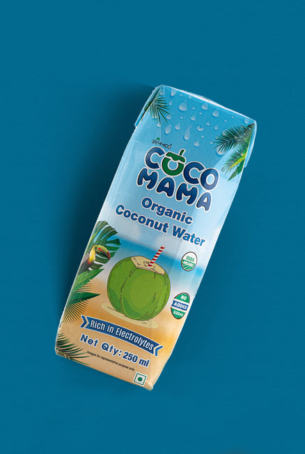Coco Mama - Organic Coconut Water, 250ml (pack of 4)